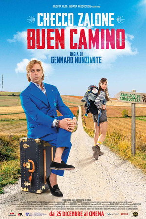 โปสเตอร์หนัง Buen Camino (2025) พ่อป่วน ลูกหนี ทริปนี้มีแต่เรื่อง